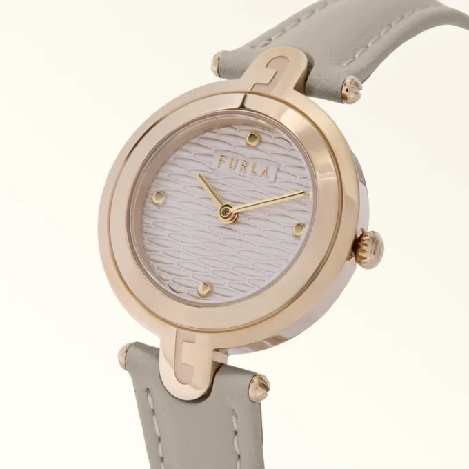 Furla Arch-Bar Round Case Watch