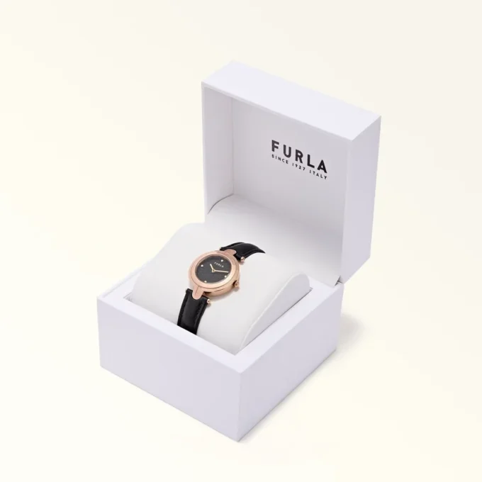 Furla Arch-Bar Round Case Watch