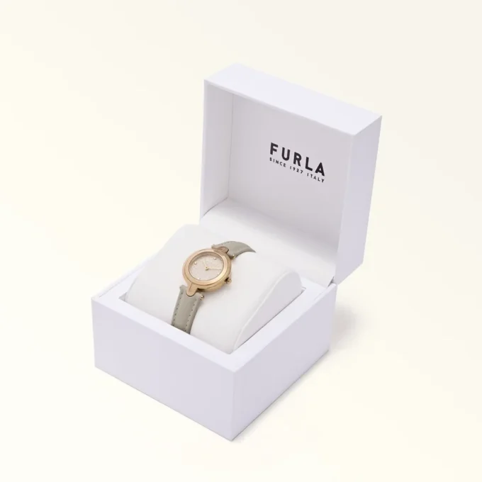 Furla Arch-Bar Round Case Watch