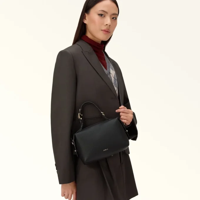 Furla Double Boston Bag