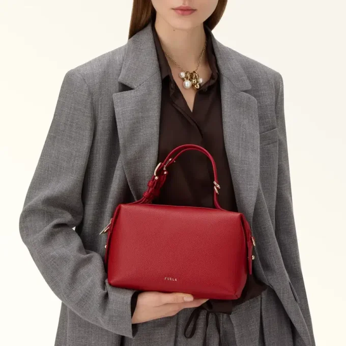 Furla Double Boston Bag