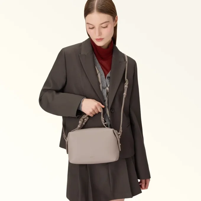 Furla Double Boston Bag