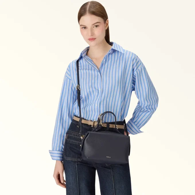 Furla Double Boston Bag