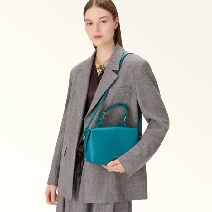 Furla Double Boston Bag