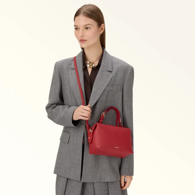 Furla Double Boston Bag