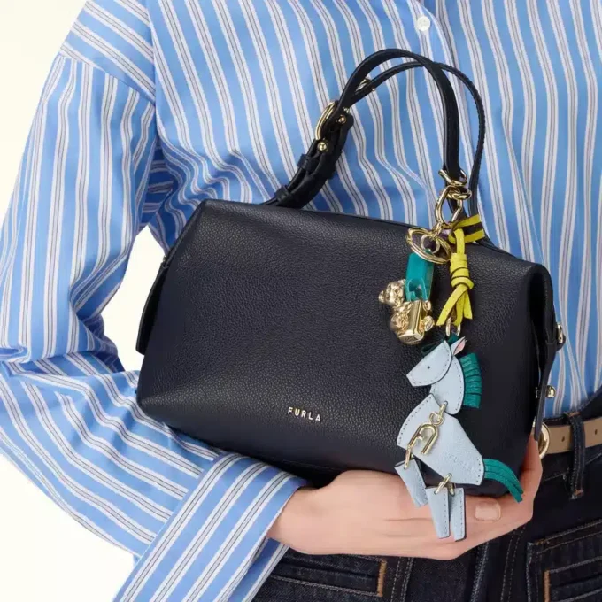 Furla Double Boston Bag