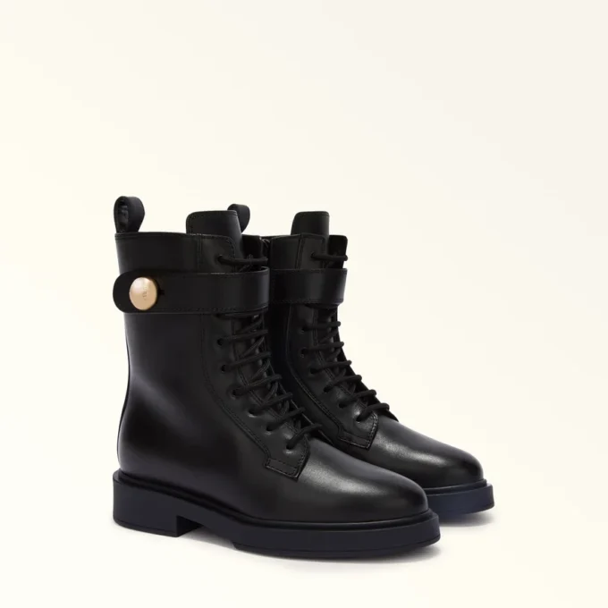 Furla Sfera Lace-up Ankle Boots