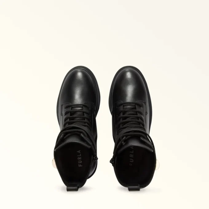 Furla Sfera Lace-up Ankle Boots